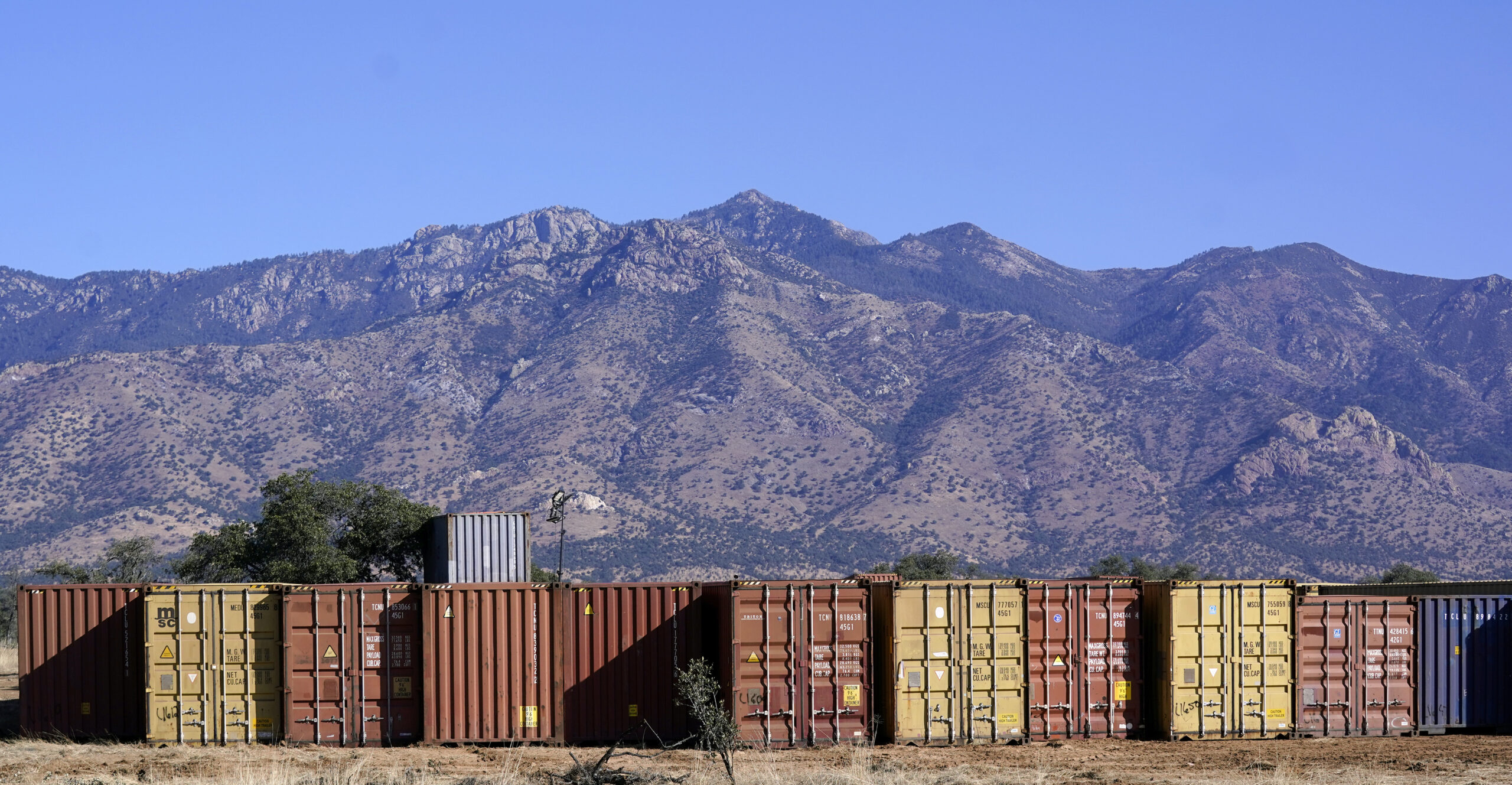 Border Wall Shipping Containers