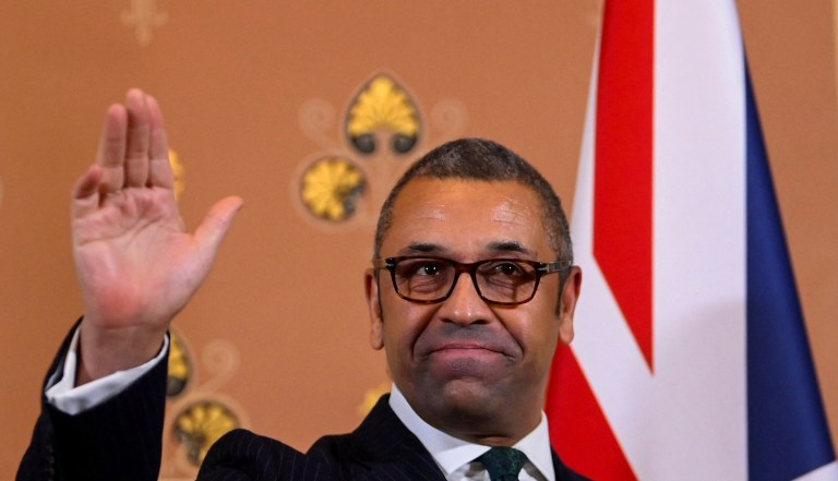 Britain's Foreign Secretary James Cleverly.