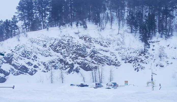 Some snowdrifts in South Dakota have reportedly reached up to 12 feet in height.  
