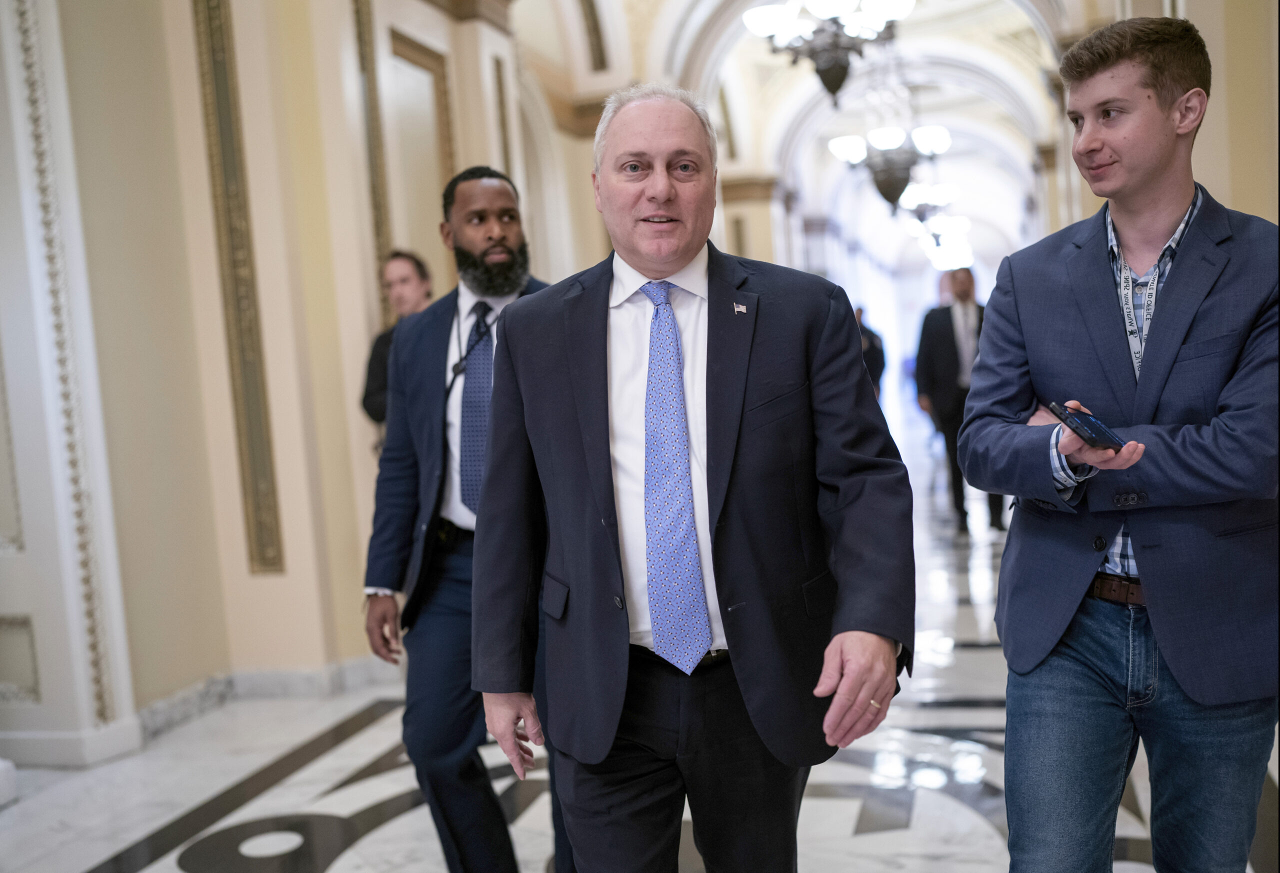 Steve Scalise pressed about whether he plans to run for House speaker