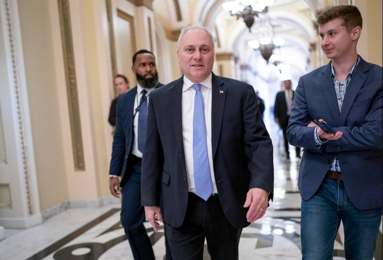 Steve Scalise pressed about whether he plans to run for House speaker