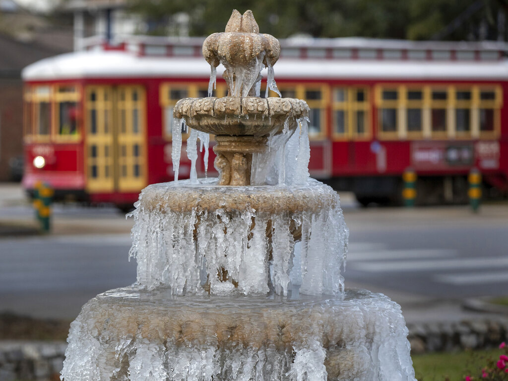 Bomb cyclone: Deep freeze in south creates water crisis