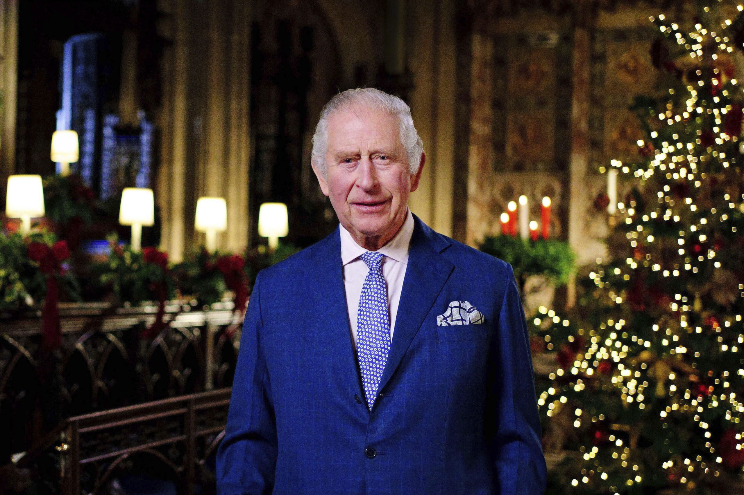 King Charles addresses late queen and Prince William in Christmas speech, snubs Prince Harry