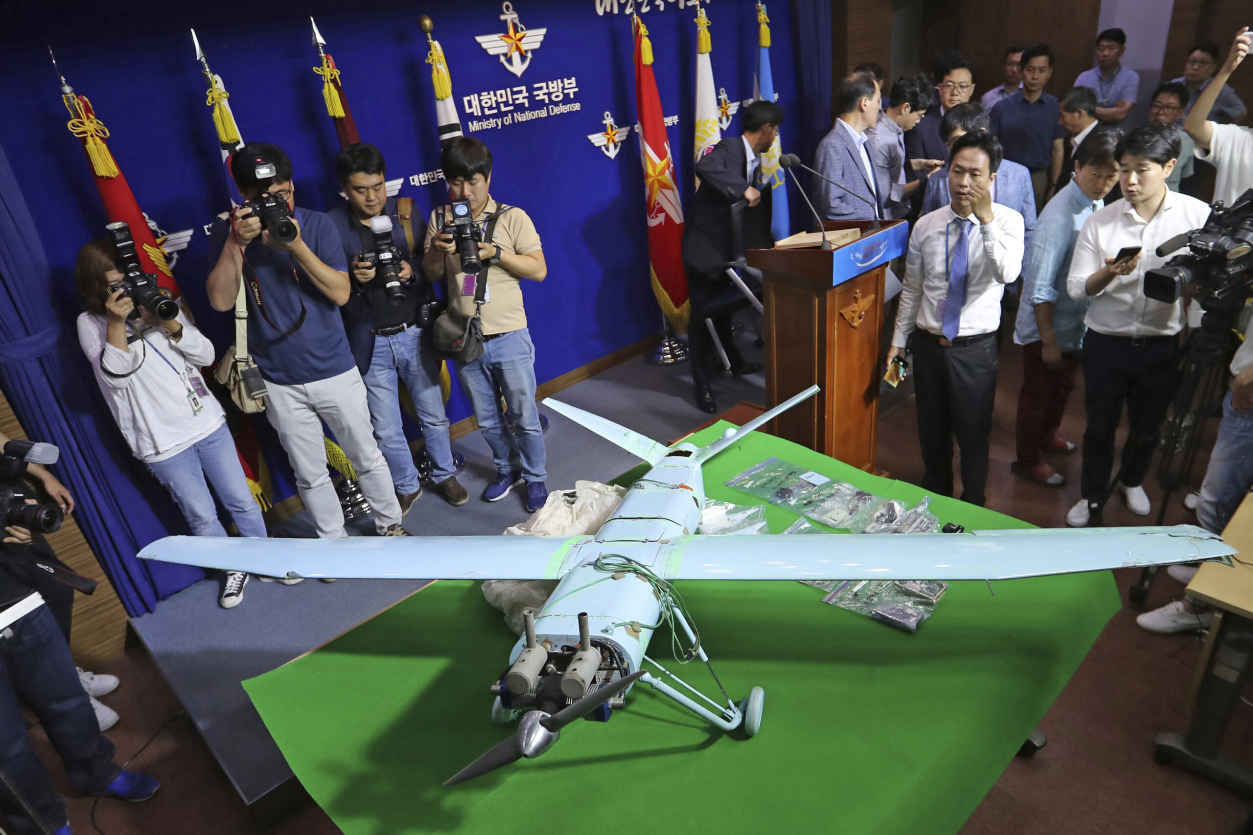 South Korea fires warning shots at North Korea after drones violate airspace
