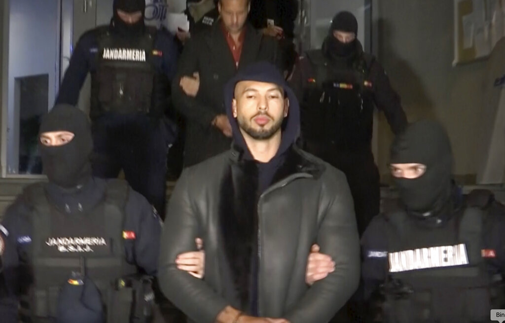 Andrew Tate: Who is the influencer arrested in Romania on human trafficking charges?