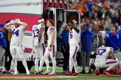 Buffalo Bills safety Damar Hamlin remains in critical condition after scary hit