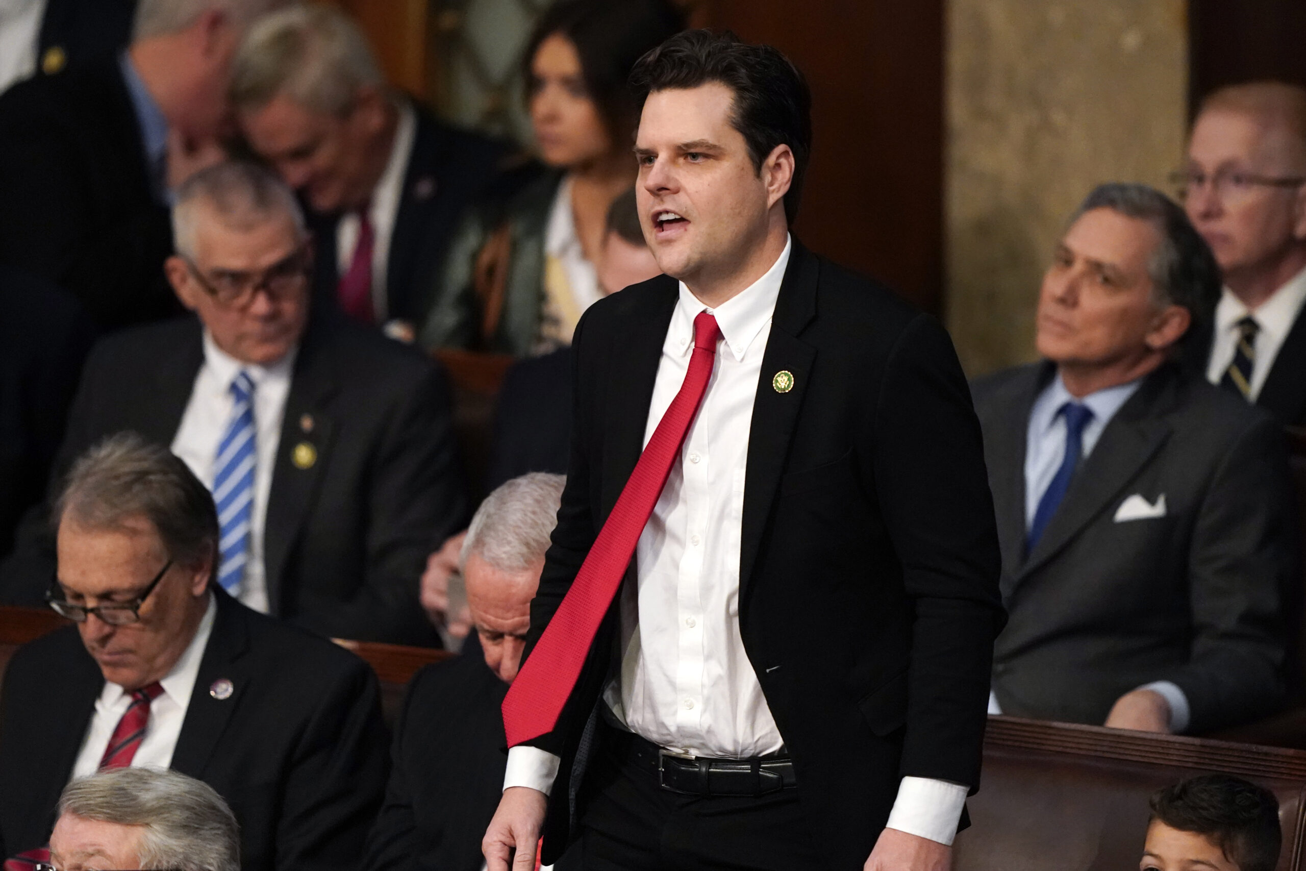 McCarthy foe Matt Gaetz votes for Trump on seventh speaker ballot