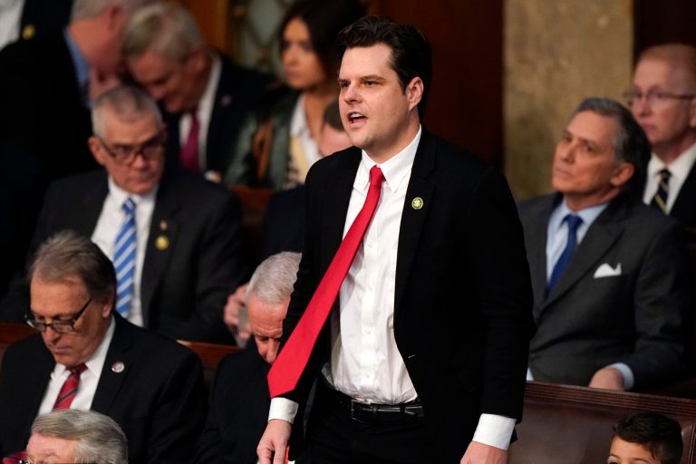 McCarthy foe Matt Gaetz votes for Trump on seventh speaker ballot