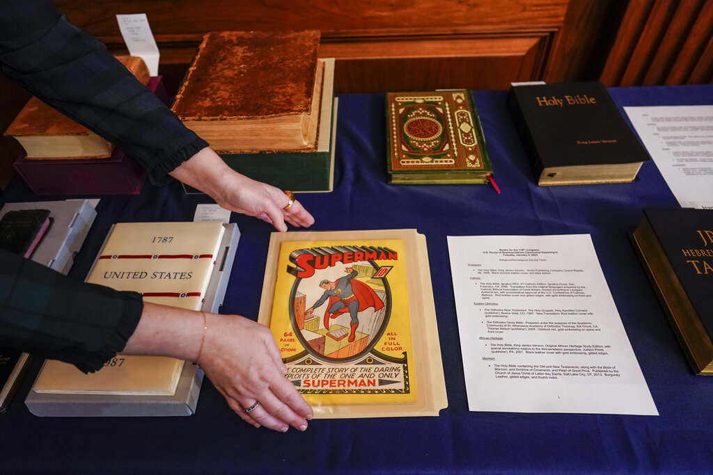 California congressman-elect to be sworn in on rare Superman comic book