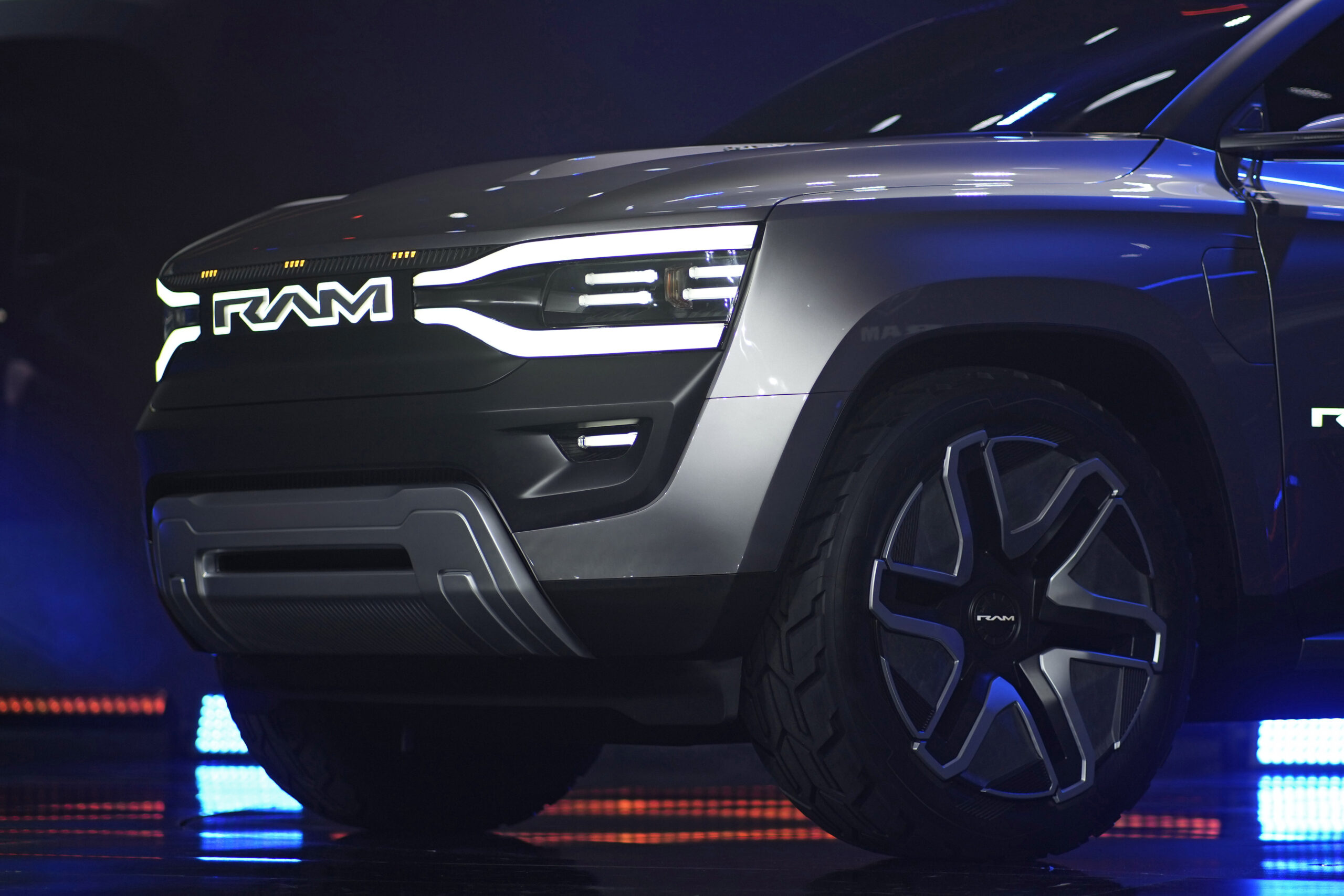 Ram unveils new Revolution electric truck as critics call Tesla’s cybertruck ‘outdated’