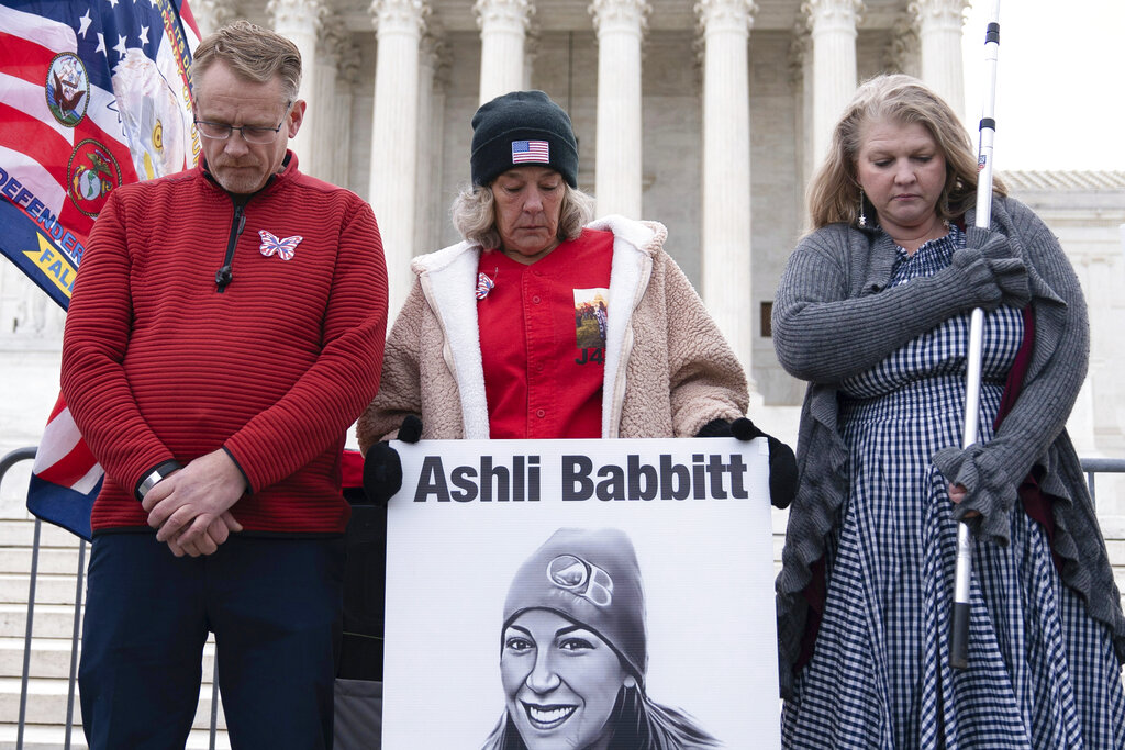 Ashli Babbitt’s shooter housed at Andrews for six months