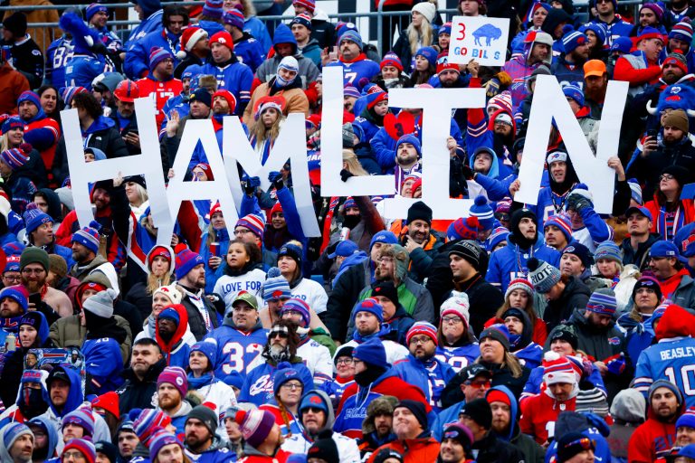 WATCH: Bills coach says Damar Hamlin has been ‘in the building’ nearly every day