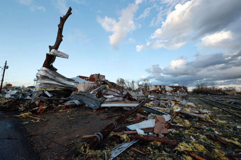 As tornadoes hit, survivors hid in tubs, shipping container