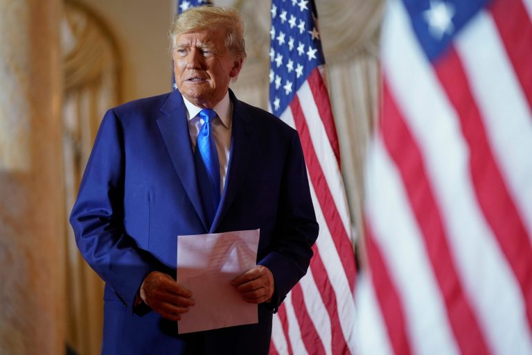 Trump defends stockpiling ‘cool keepsake’ classified documents at Mar-a-Lago