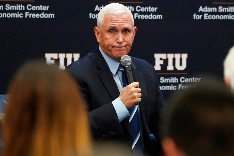 Former Vice-President Mike Pence said he takes 