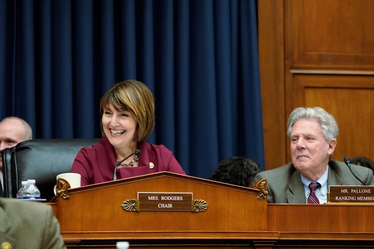 An Exelon EV charging station on display during the Washington, D.C. Auto Show at Walter E. Washington Convention Center on January 19, 2023. 