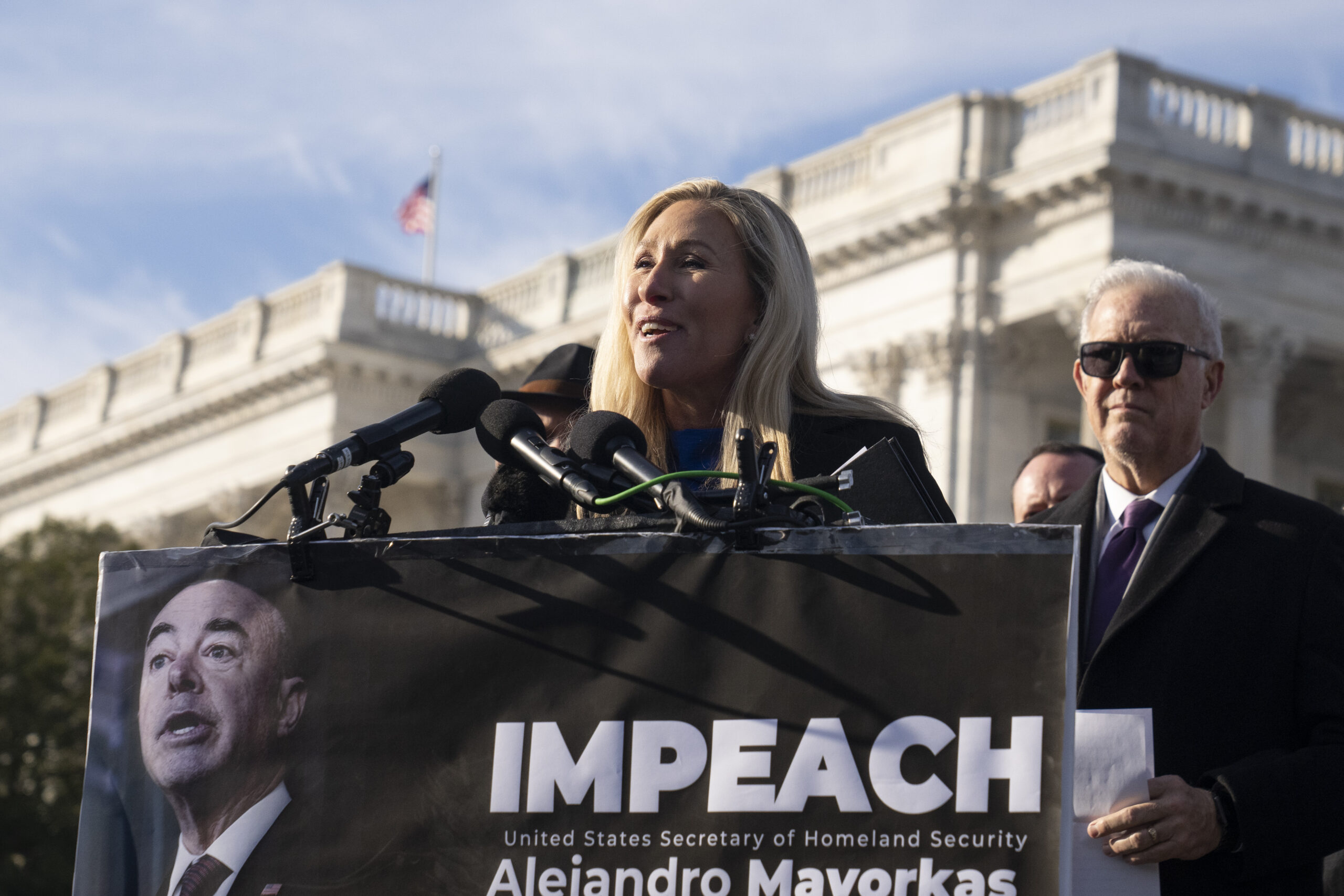Voters back Marjorie Taylor Greene’s impeachment of Mayorkas