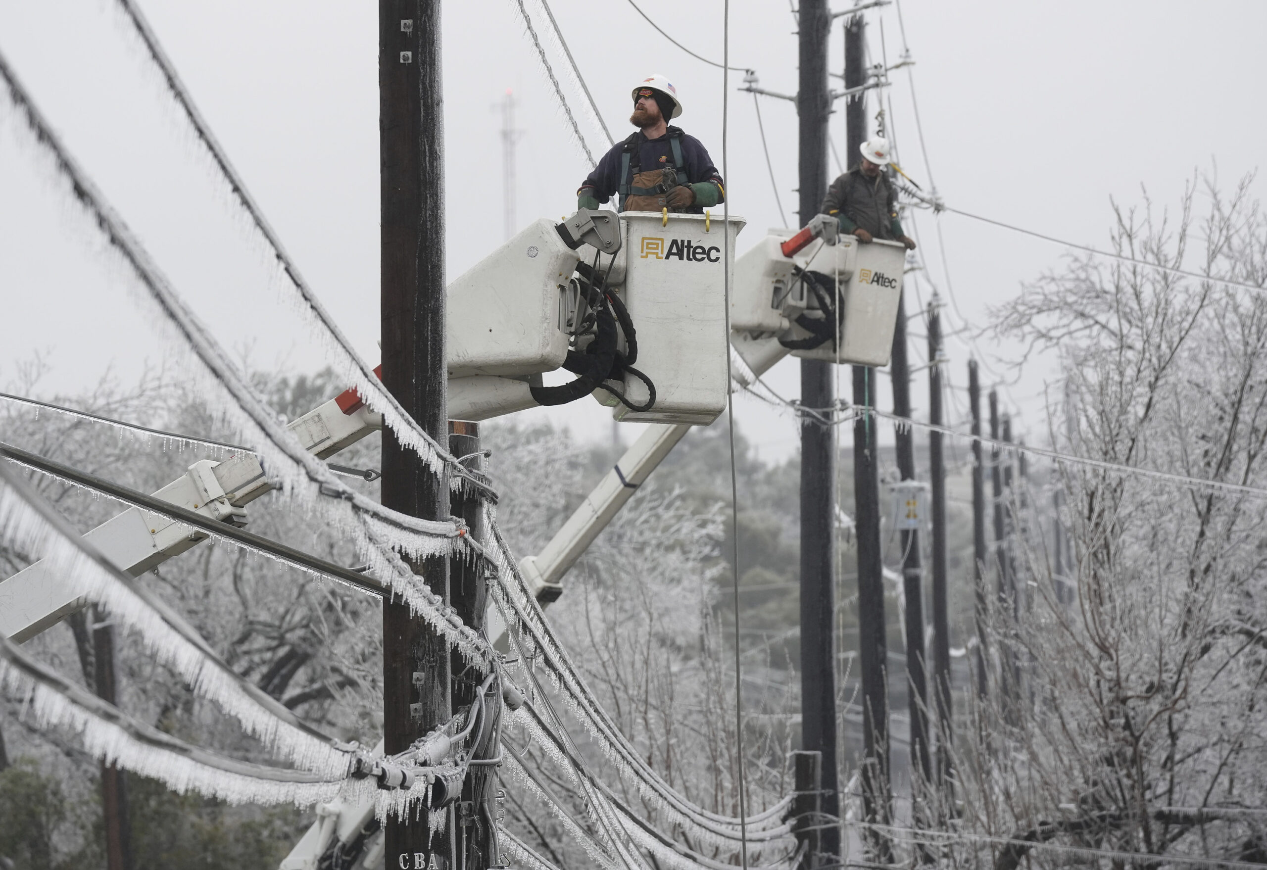 APTOPIX Winter Weather Texas