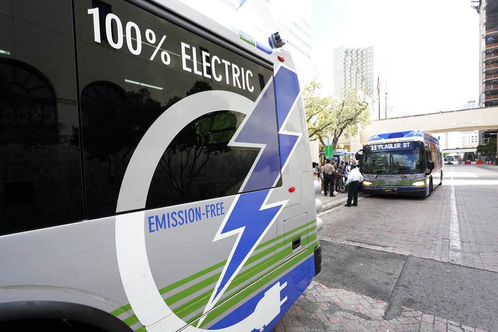 Electric buses purchased from bankrupt company no longer running