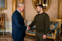 Zelensky meets with King Charles III in first visit to UK since invasion