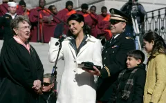 The pediatric nurse is not the same as the alleged foreign agent taking Russian and Chinese cash