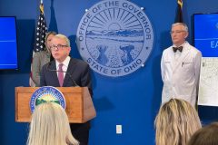 Ohio train derailment: DeWine says rail corporation needs to pay to clean up toxic mess