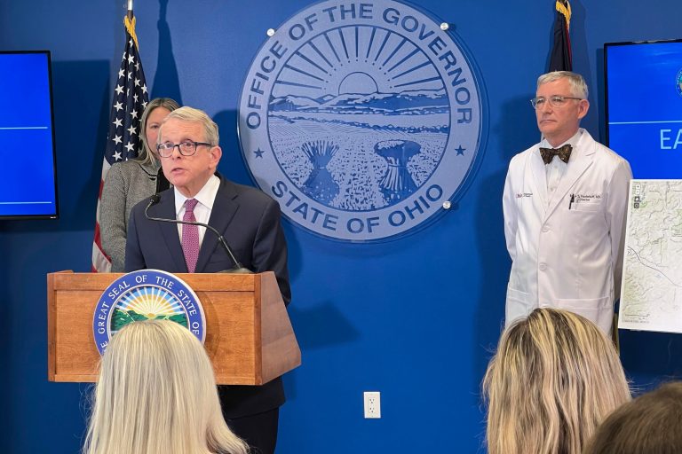 Ohio train derailment: DeWine says rail corporation needs to pay to clean up toxic mess
