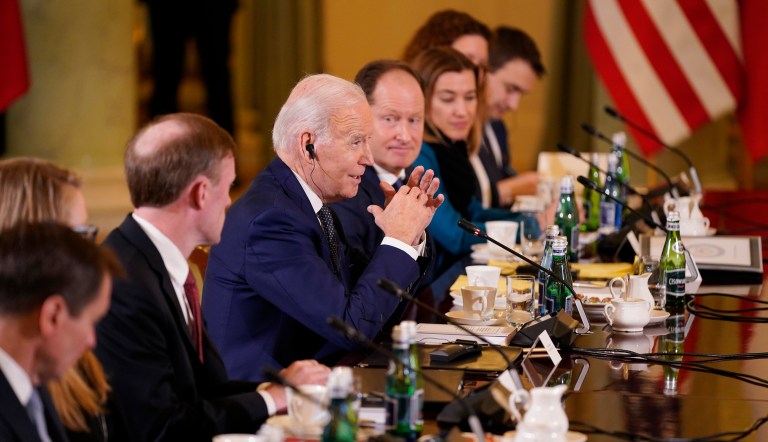 Biden jokes with Polish president about wanting to add ‘ski’ to the end of his name