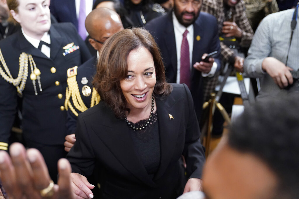 Kamala Harris finds herself back in a familiar place: Tied to the Senate