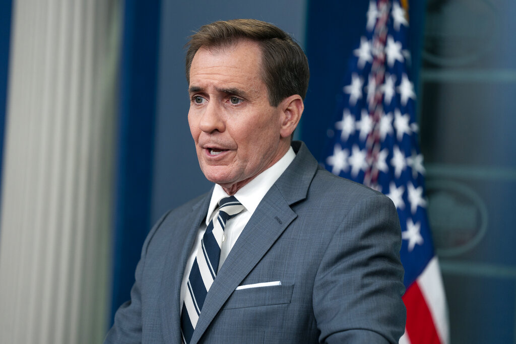 John Kirby ‘not aware’ of violent protests ahead of Trump indictment