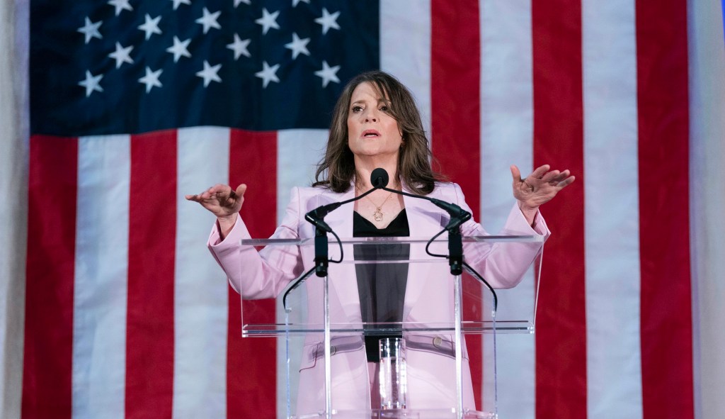Crystal ball says Marianne Williamson is the wrong challenger for Biden