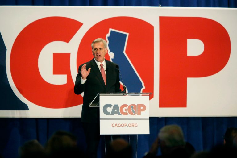 Kevin McCarthy rallied California Republicans in first address since winning speakership