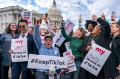 Democratic lawmakers join TikTok creators at Capitol to protest banning the app