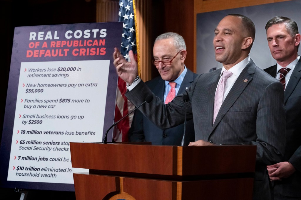 Jeffries says House Republicans’ budget plan in ‘witness protection program’