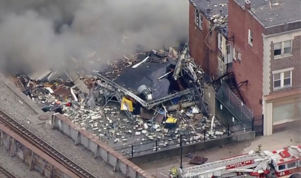 Massive explosion at Pennsylvania chocolate factory kills five, leaves two missing