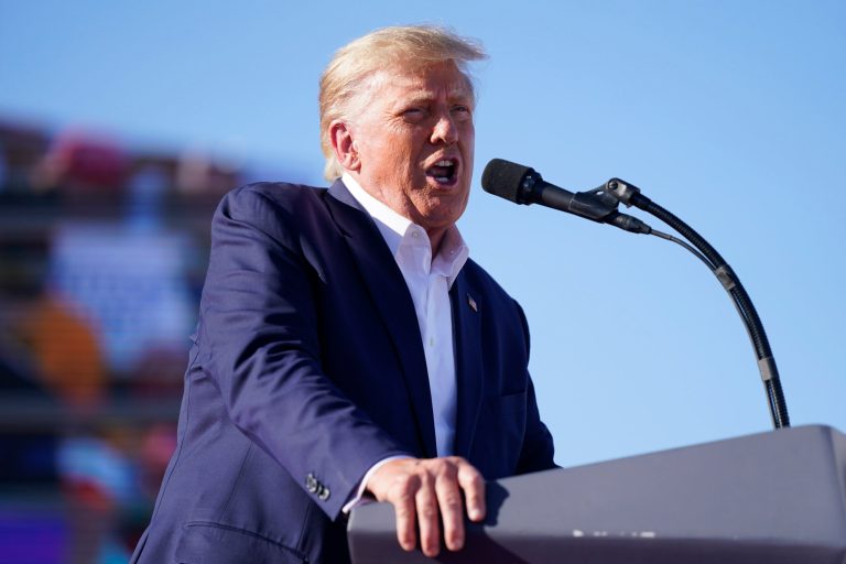 Trump slams looming charges at first rally since indictment news