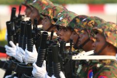 Dozens of people killed in Myanmar military attack on rebel group event