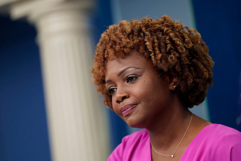 White House press secretary Karine Jean-Pierre pushed back on criticism raised by some Republicans that the Small Business Administration is not doing enough to modernize its practices while addressing pandemic-era fraud.