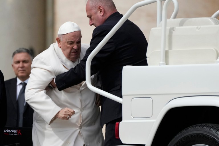 Pope Francis is working from the hospital and ‘progressively improving’: Vatican