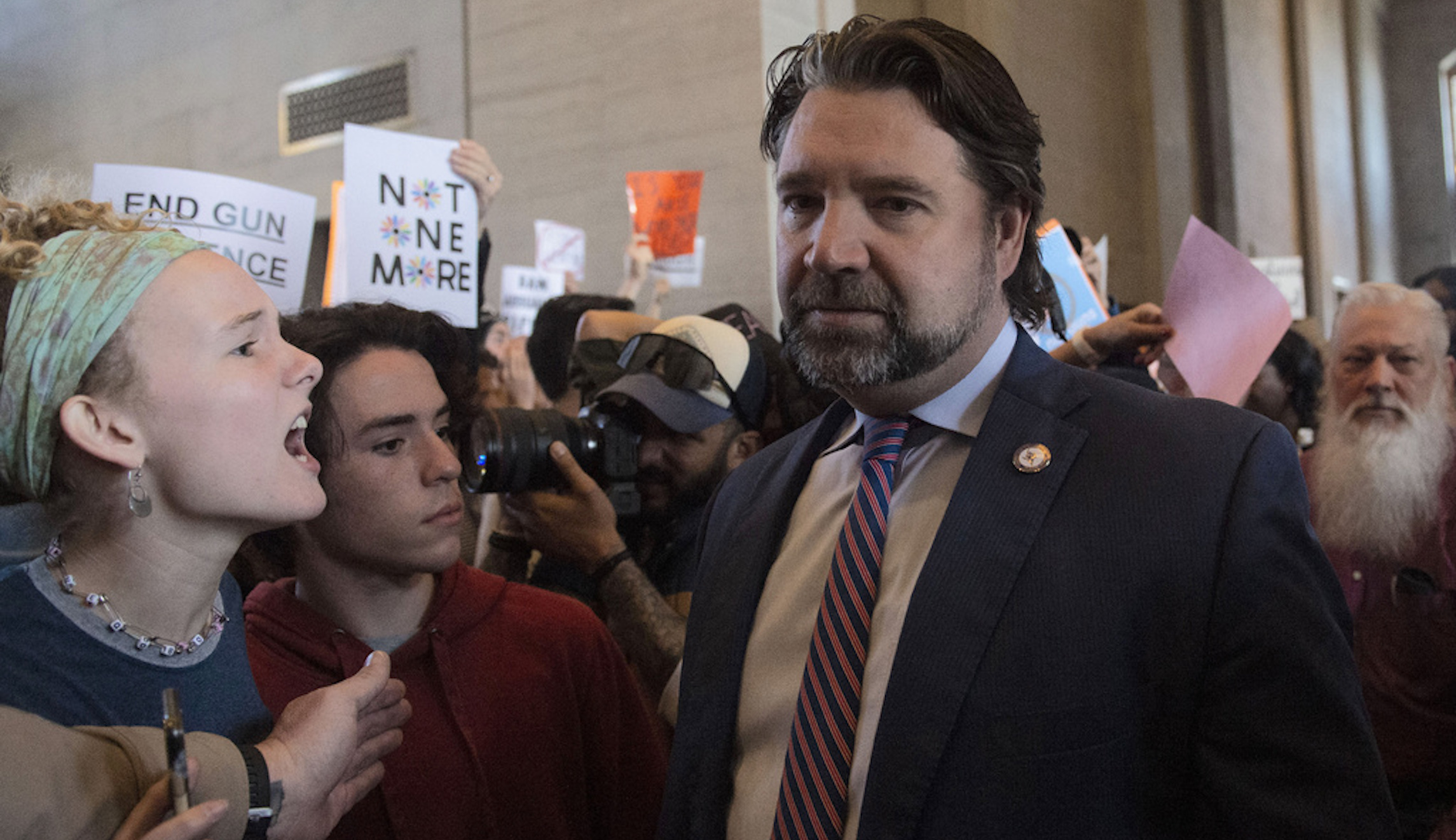 Nashville shooting: Hundreds protest at Tennessee State Capitol after Covenant School killings