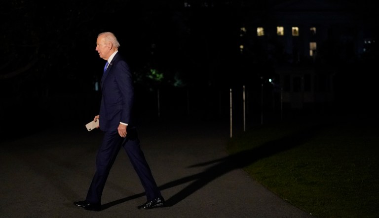 Biden goes quiet as Trump grabs the spotlight