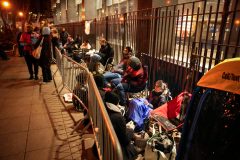 Trump indicted: People wait outside New York courthouse ahead of arraignment