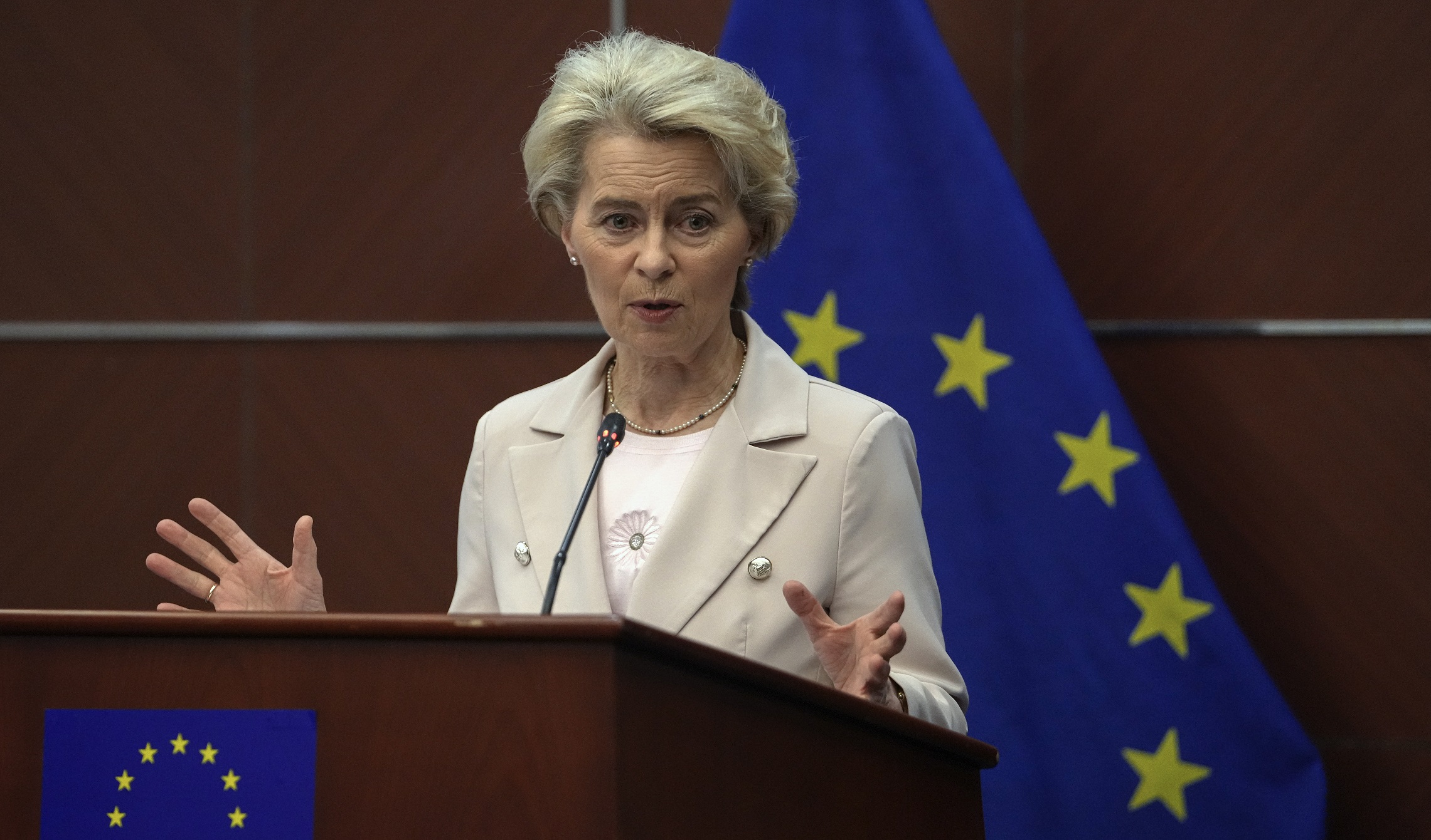 EU Commission president deconstructs Macron on China