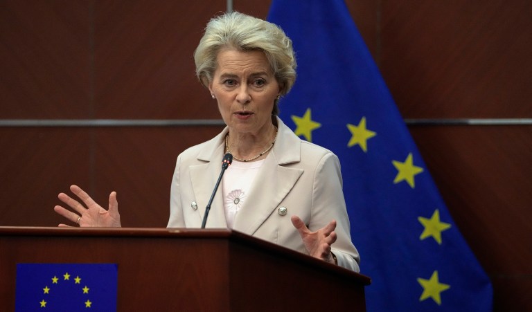 EU Commission president deconstructs Macron on China