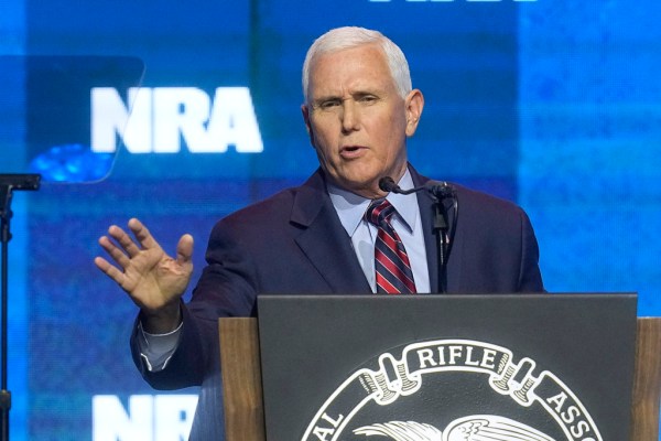 Pence barely mentions Trump while vowing to protect gun rights in NRA speech