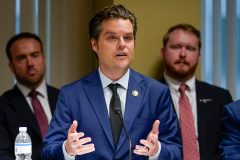 Matt Gaetz defends Ron DeSantis after debate preparation footage leak