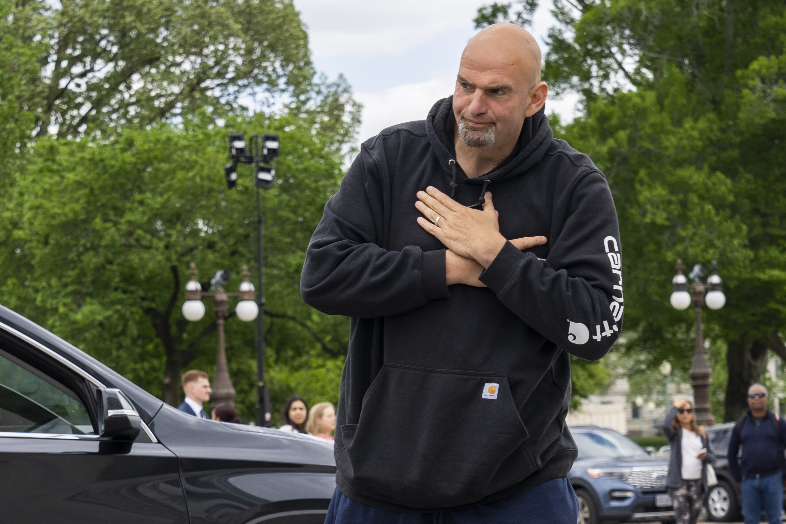 John Fetterman returns to Senate after medical absence