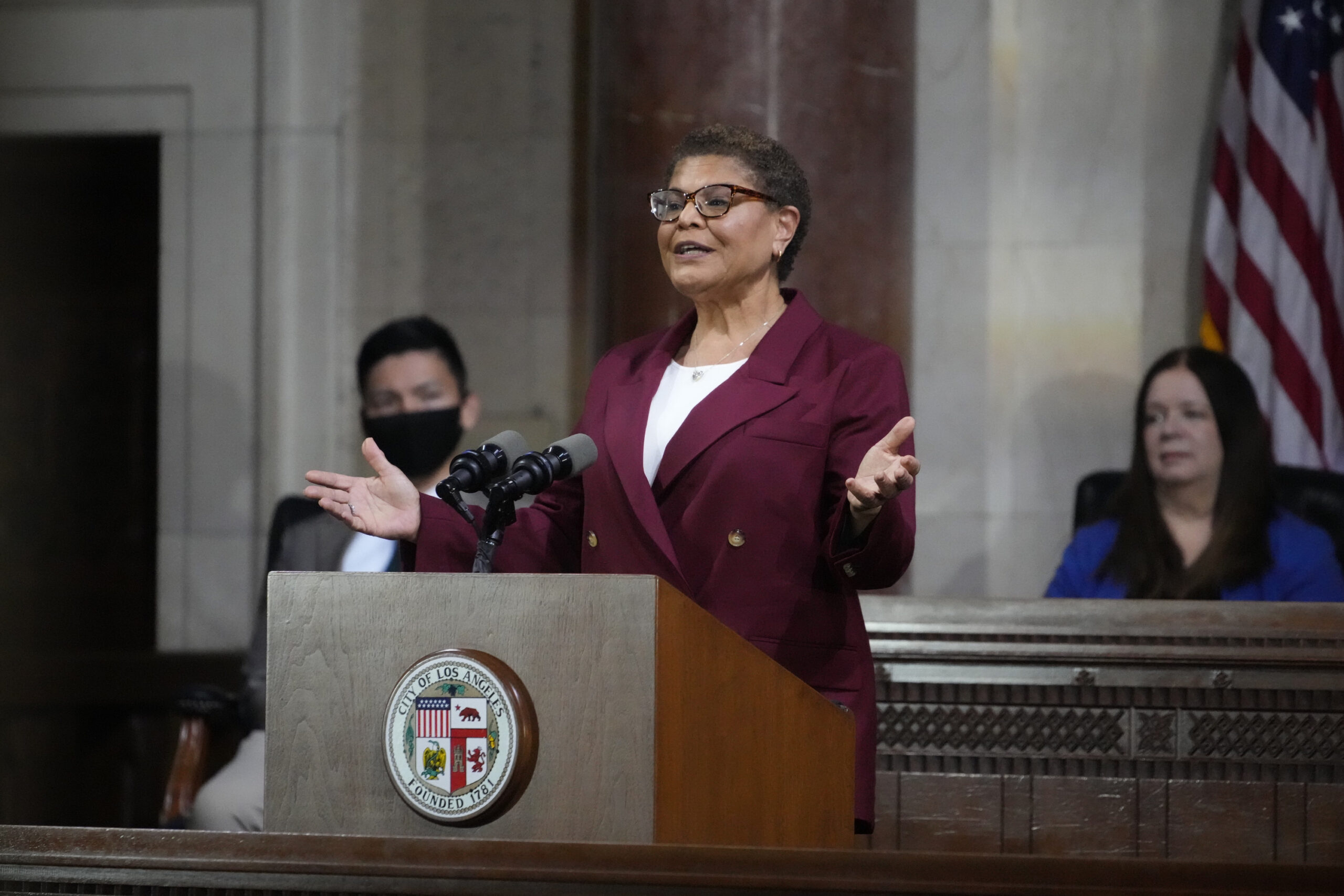 Los Angeles Mayor Karen Bass wants $1.3 billion for homeless crisis as crime rises