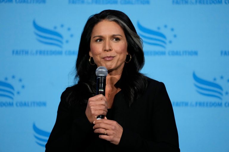 Former Rep. Tulsi Gabbard calls out Biden and Harris for not attending March for Israel rally in DC