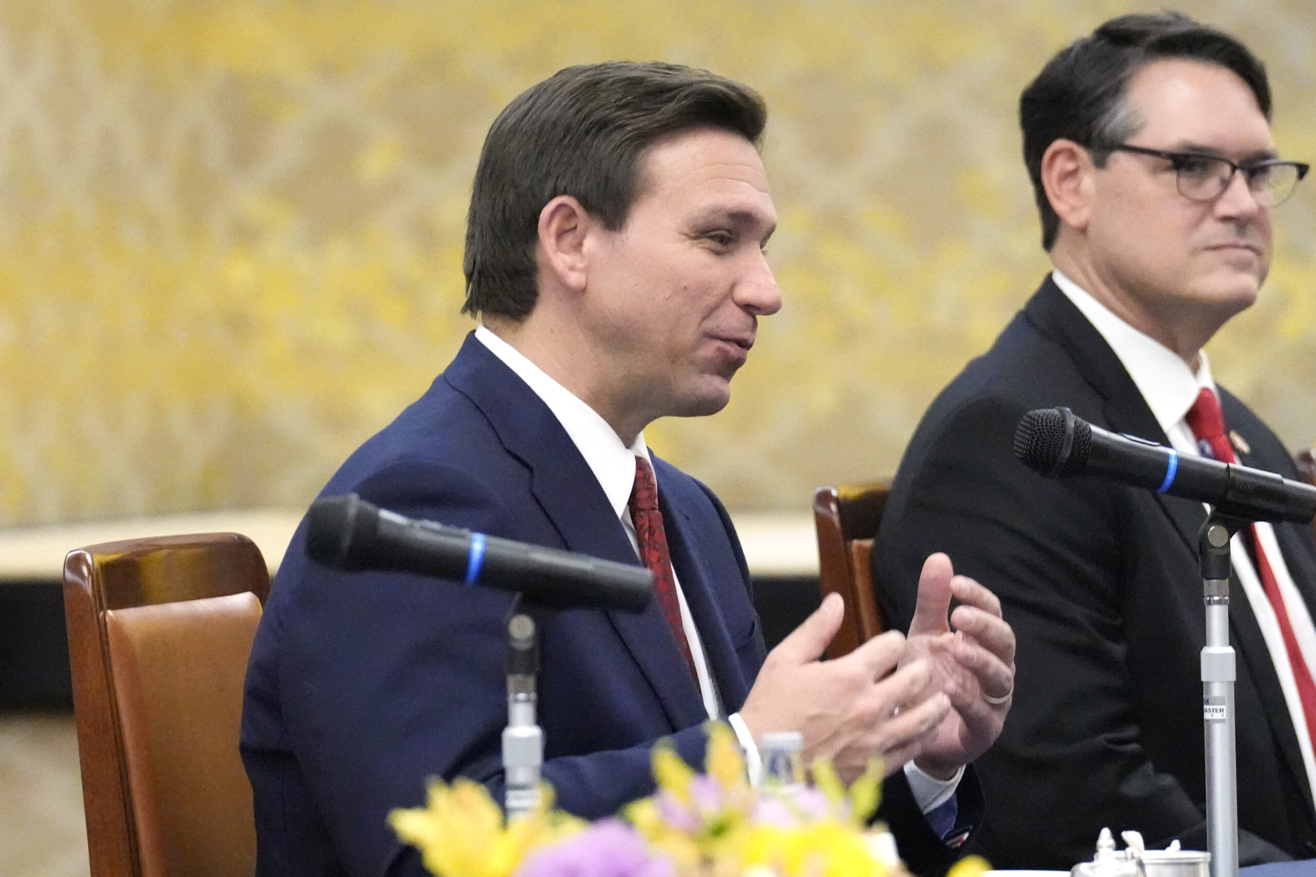 DeSantis dismisses 2024 polling decline against Trump: ‘I’m not a candidate’